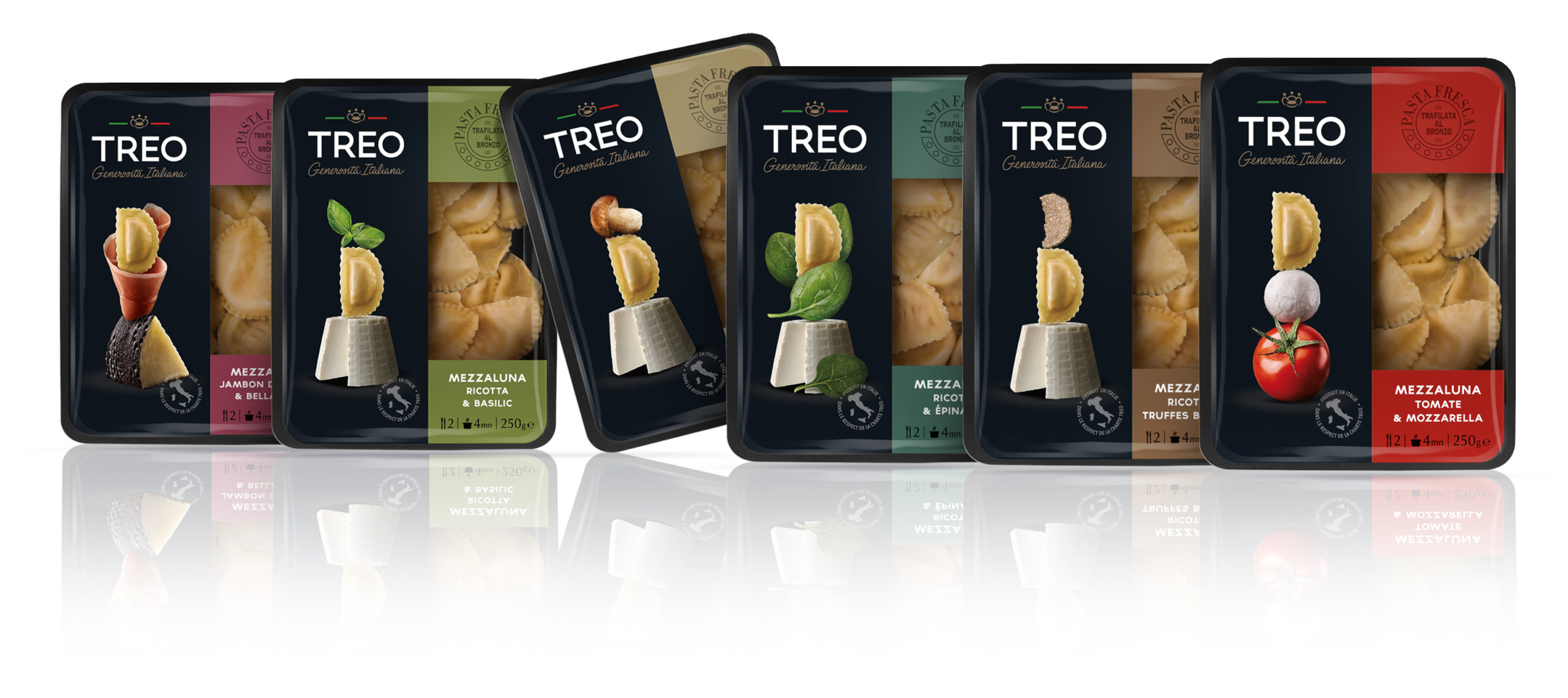 TREO GAMME PATES FARCIES